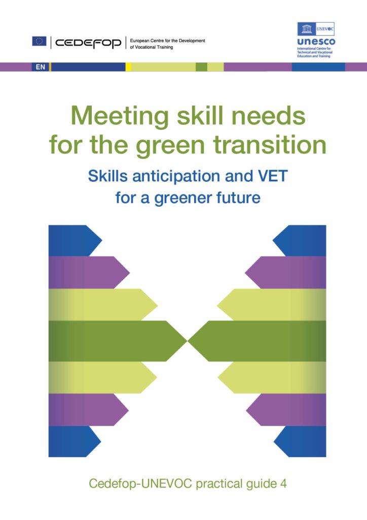 ReferNet - Kviečiame susipažinti CEDEFOP leidinys „Žaliosios pertvarkos įgūdžių poreikių tenkinimas (angl. Meeting skill needs for the green transition)“ - ReferNet Lietuva naujienos